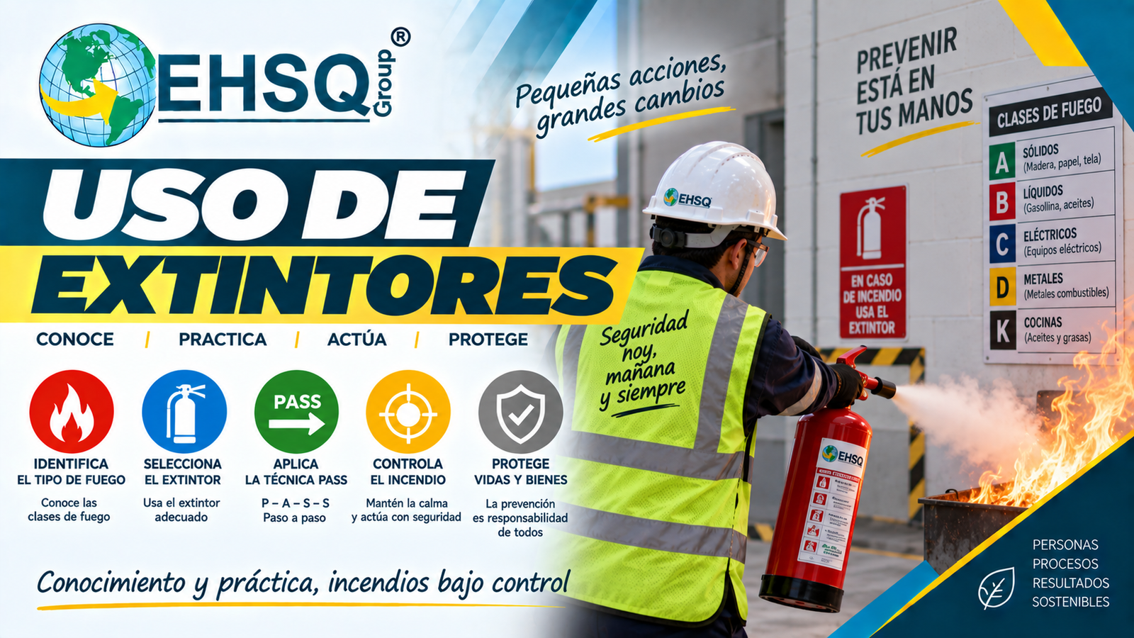 USO DE EXTINTORES