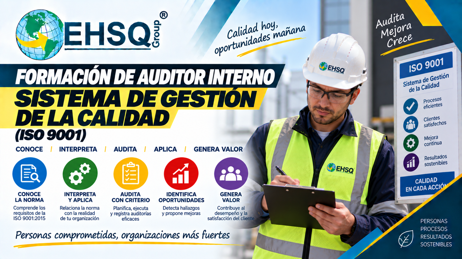 FORMACION DE AUDITOR INTERNO SISTEMA DE GESTIÓN DE LA CALIDAD (ISO 9001)